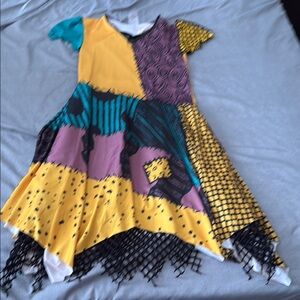 Disney Yellow and Purple Halloween Costume with Asymmetrical Design